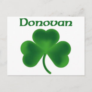 Carte Postale Donovan Shamrock