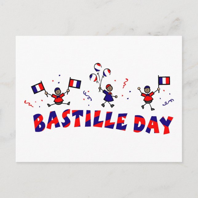 Carte Postale Dons du 14 juillet et Tee - shirt (Devant)