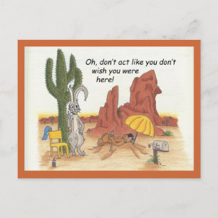 Carte Postale Dont Act Like