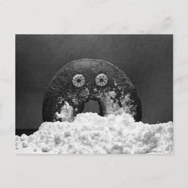 Carte Postale Donut à sucre (Devant)