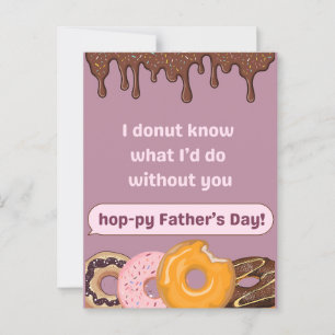 Carte Postale Donut Limited Fête des pères Edition