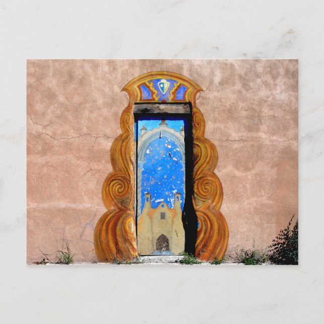 Carte Postale Doorway to Santa Fe Postcard (Devant)