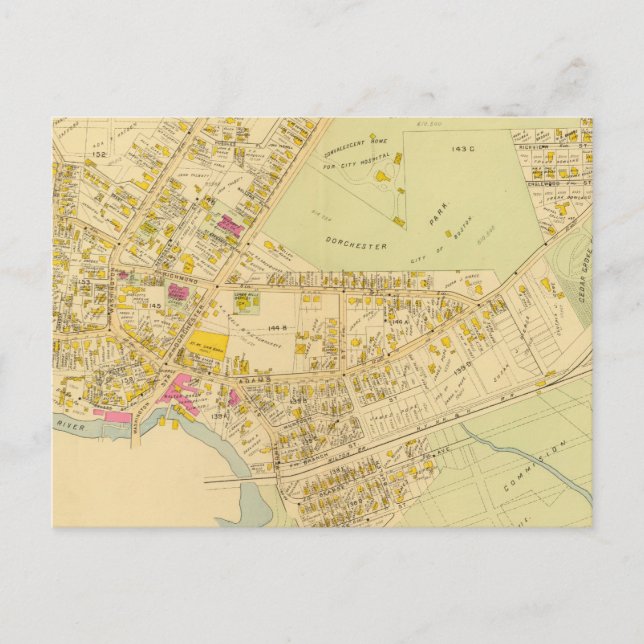 Carte Postale Dorchester, Massachusetts 3 (Devant)