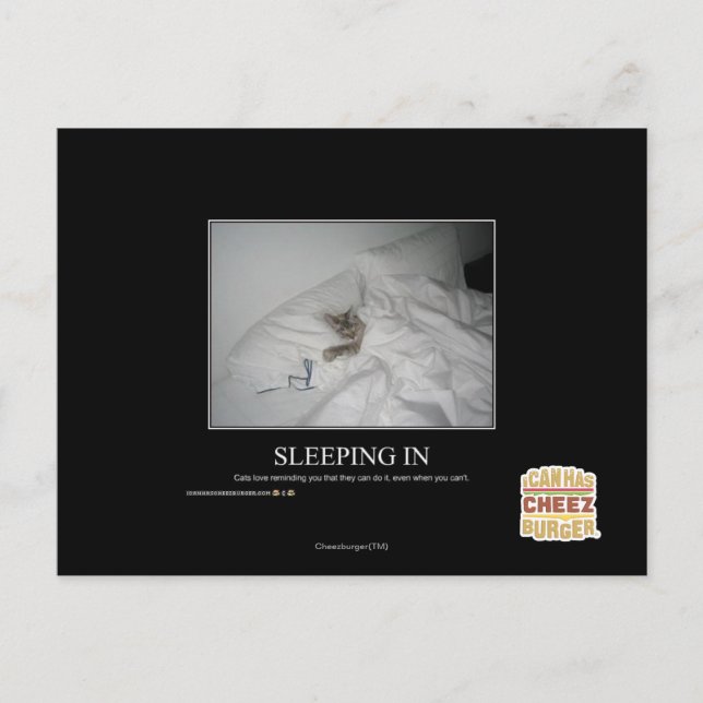 Carte Postale Dormir (Devant)