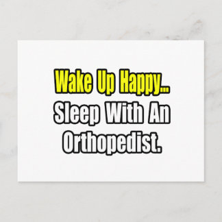Carte Postale Dormir avec un orthopédiste