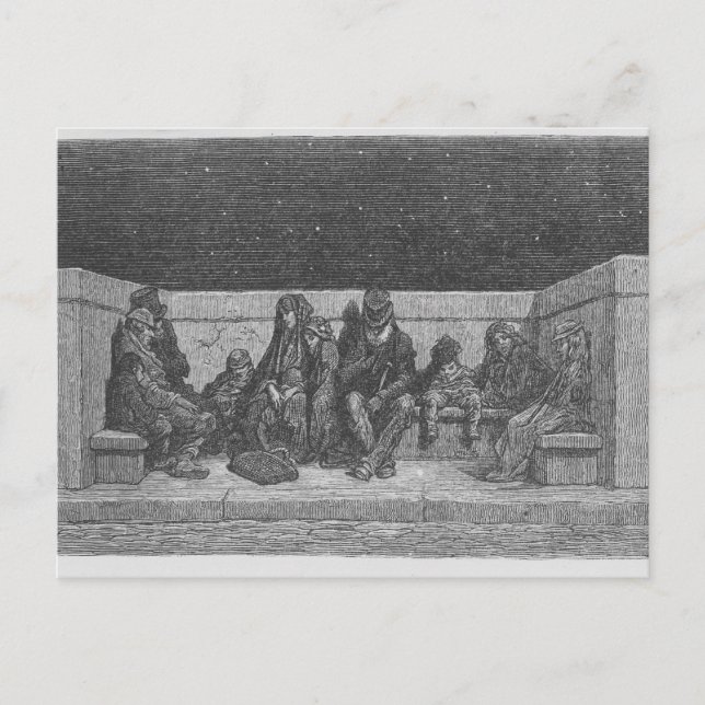 Carte Postale Dormir sous les étoiles (Devant)