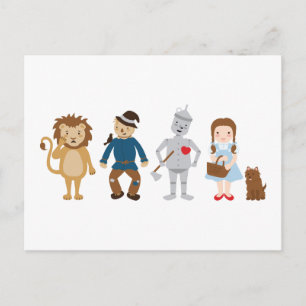Carte Postale Dorothy et ses amis