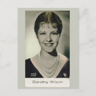 Carte Postale Dorothy Wilson