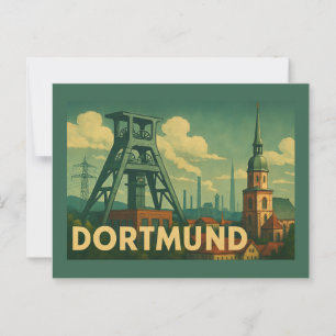 Carte Postale Dortmund Allemagne Art de Ville