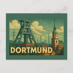 Carte Postale Dortmund Allemagne Art de Ville