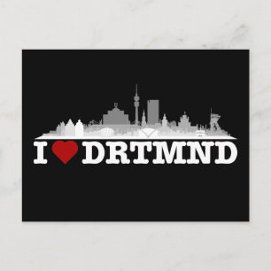 Carte Postale Dortmund City Skyline - Postkarte