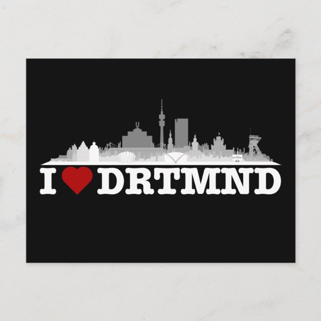 Carte Postale Dortmund City Skyline - Postkarte (Devant)