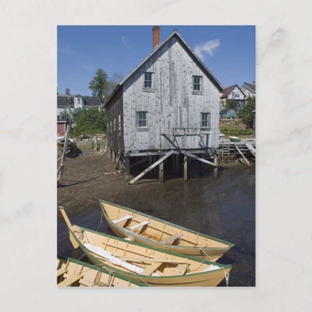 Carte Postale Dory builder,Lunenburg, Nova Scotia, Canada (Devant)