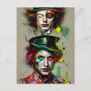 Carte postale double