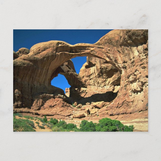 Carte Postale Double Arche, Parc national des Arches, Utah (Devant)