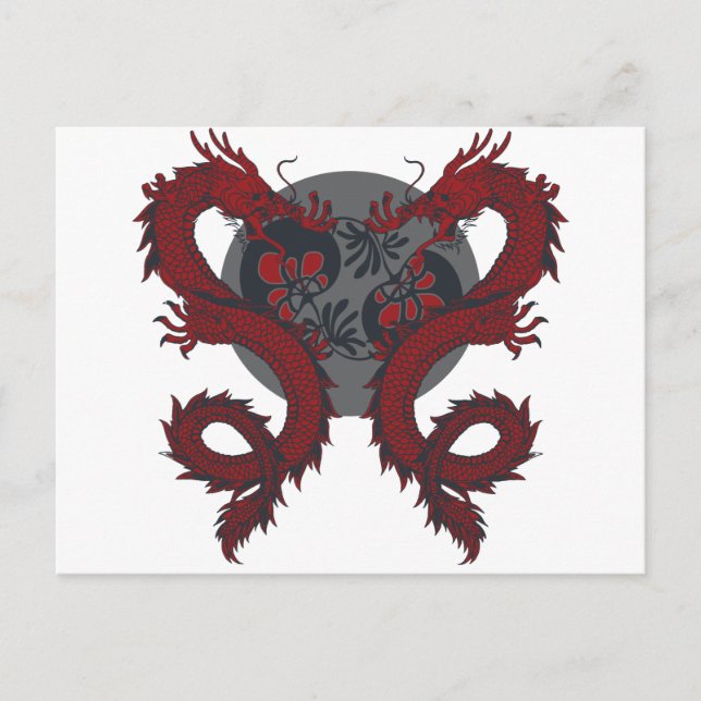 Carte postale Double Dragon (Devant)