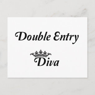 Carte Postale Double entry