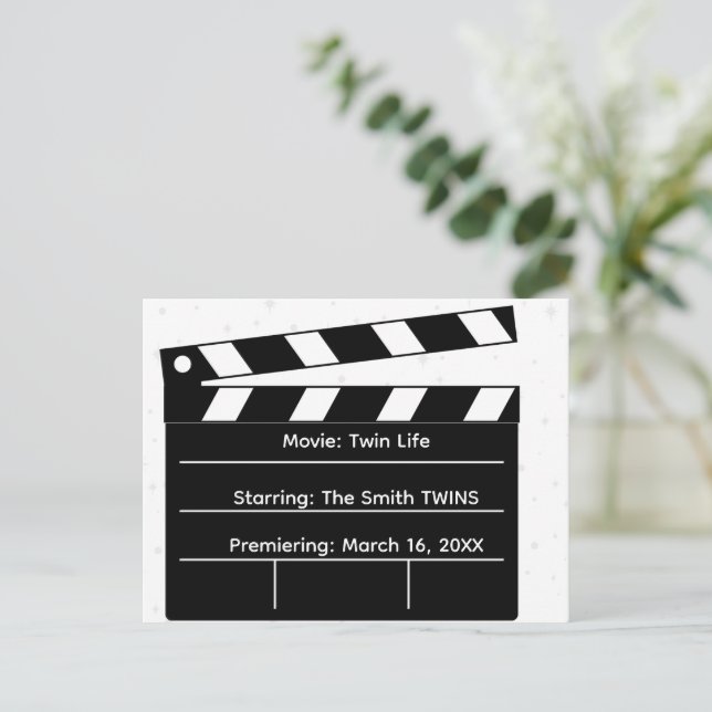 Carte Postale Double fonctionnalité : Epic Twin Pregnancy Faire- (Debout devant)