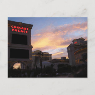 Carte postale double image Caesars Palace