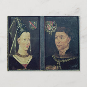 Carte Postale Double portrait de Charles le Temeraire duc