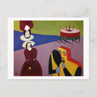 Carte Postale Double prise