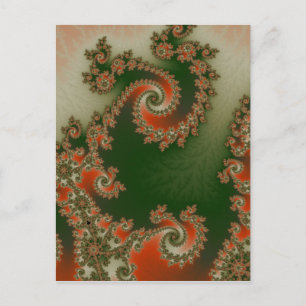 Carte postale double spirale aux olives Pimento