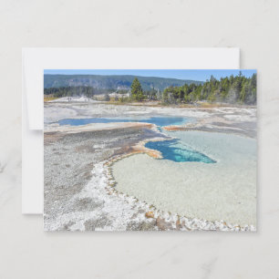 Carte Postale Doublet Pool, Parc national de Yellowstone