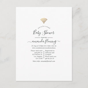 Carte Postale Douche virtuelle