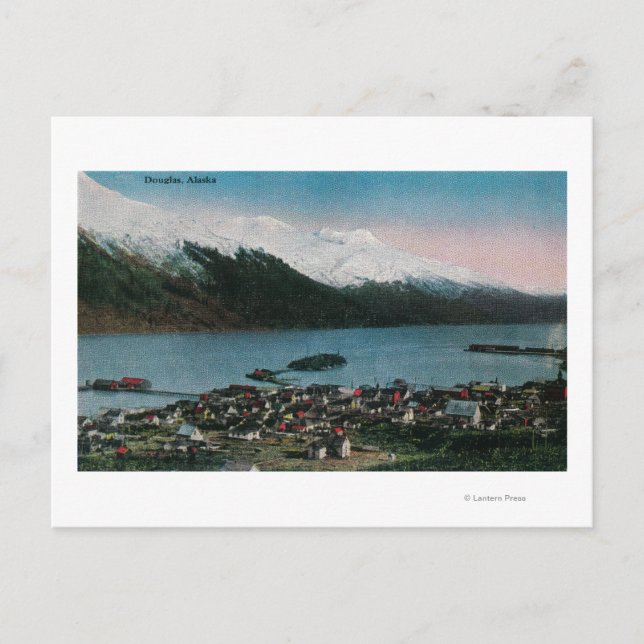 Carte Postale Douglas, Alaska Town ViewDouglas, AK (Devant)