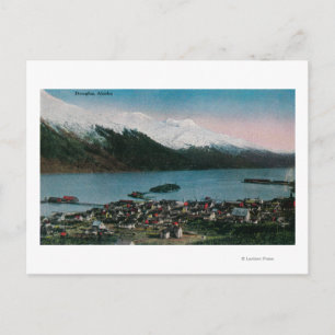 Carte Postale Douglas, Alaska Town ViewDouglas, AK