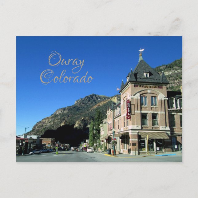 Carte postale d'Ouray, Colorado (Devant)