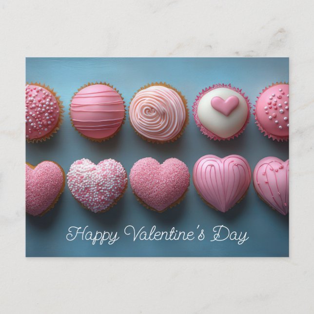 Carte Postale Doux Chocolat de la Saint-Valentin (Devant)