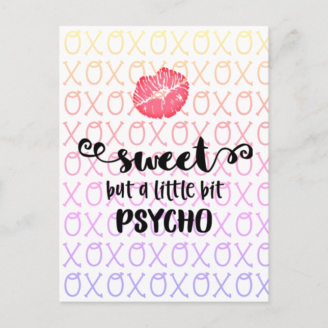 Carte Postale Doux mais... (Devant)