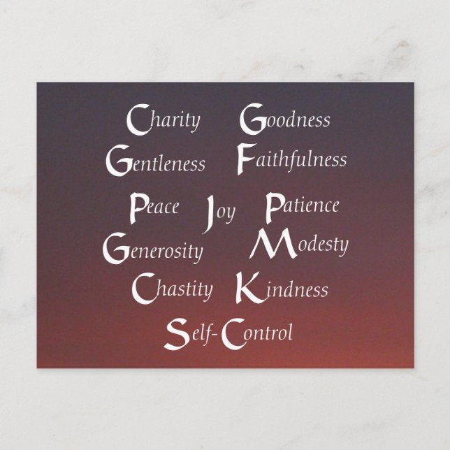 Carte Postale Douze fruits (Devant)