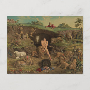 Carte Postale Douze tentations Daniel dans le Den des Lions (187