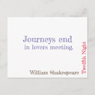 Carte Postale Douzième Nuit