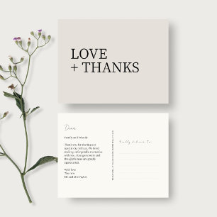 Carte Postale Dove Grey   Merci Mariage non photo