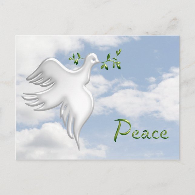 Carte postale Dove Peace Sky (Devant)