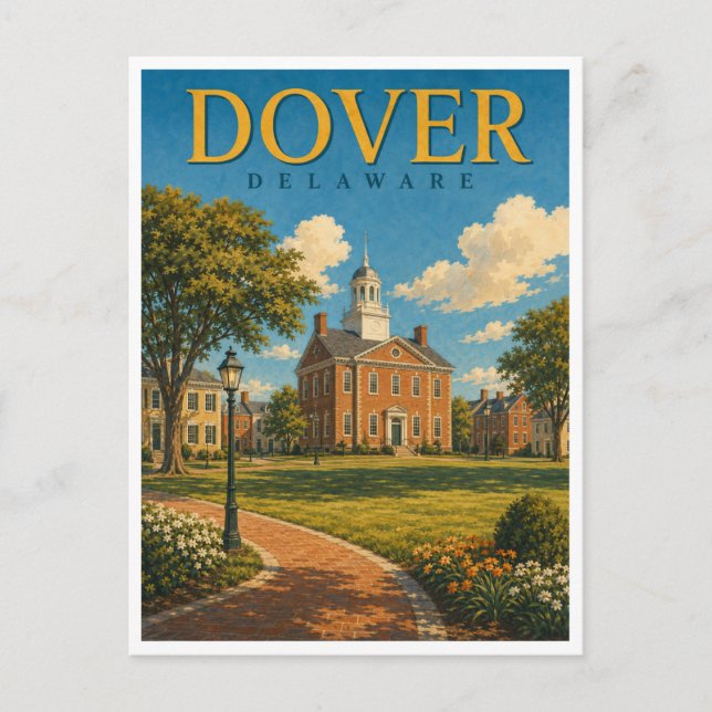 Carte Postale Dover Delaware The Green GeoSaga (Devant)