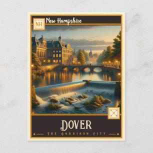 Carte Postale Dover, New Hampshire Vintage