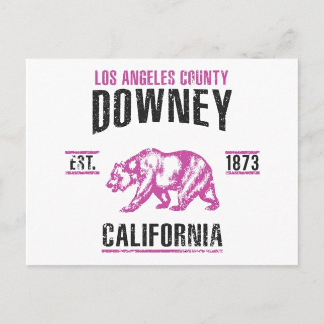 Carte Postale Downey (Devant)