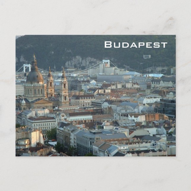 Carte Postale Downtown Budapest (Devant)