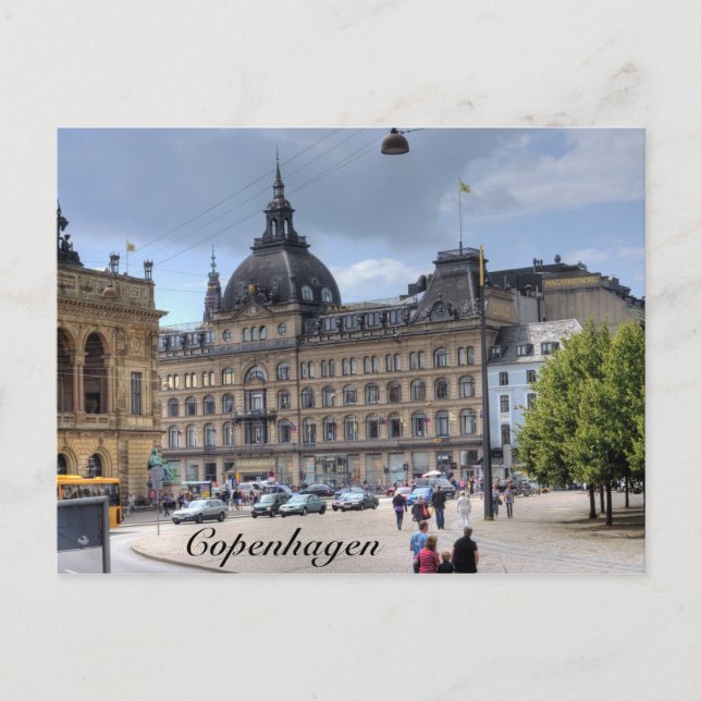 Carte Postale Downtown Copenhagen (Devant)