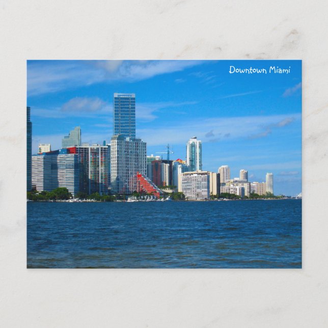 Carte Postale Downtown Miami Skyline (Devant)