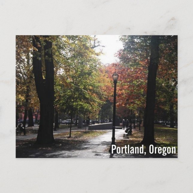 Carte Postale Downtown Portland, PSU Parkblocks (Devant)