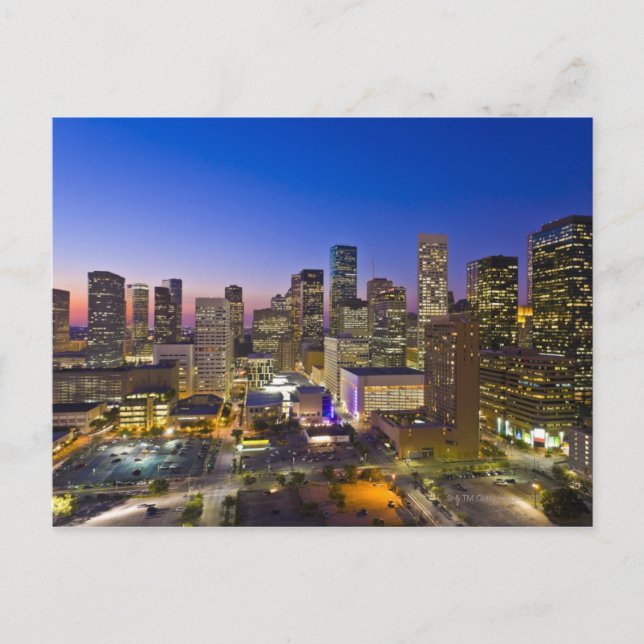 Carte Postale Dowtown Houston (Devant)