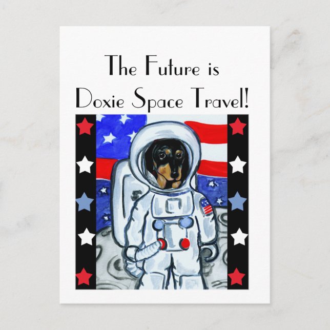 CARTE POSTALE DOXIE ASTRONAUT (Devant)