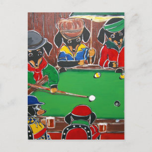 CARTE POSTALE DOXIE BILLIARDS