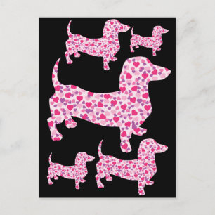 Carte Postale DOXIE-Coeurs