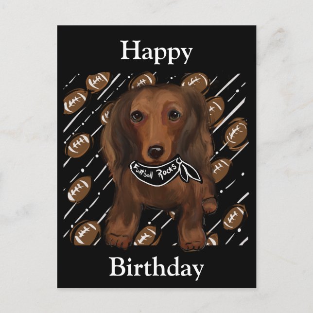 CARTE POSTALE DOXIE ROUX AUX CHEVEUX LONGS (Devant)